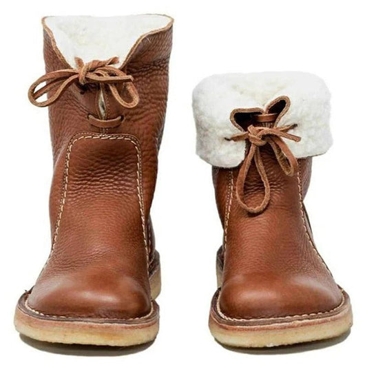 Angie | Bottes En Cuir Polaire Doublées De Laine