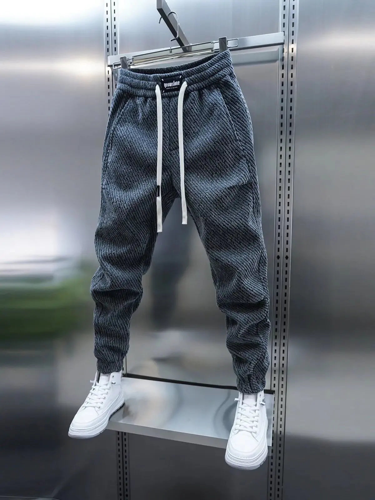 Luke | Pantalon Décontracté À Motif Moderne