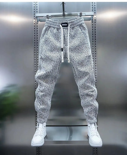 Luke | Pantalon Décontracté À Motif Moderne