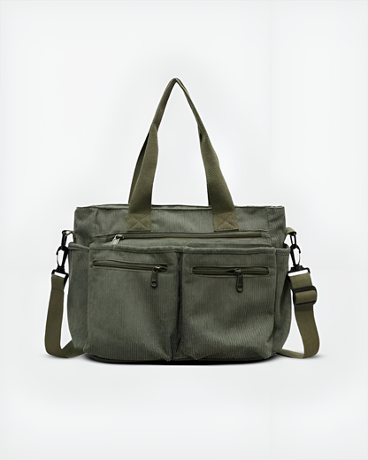 Camille | Sac Tote En Velours Côtelé Élégant Et Pratique