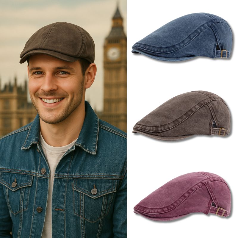 Charles | Casquette Plate Vintage Et Confortable Pour Tous Les Jours