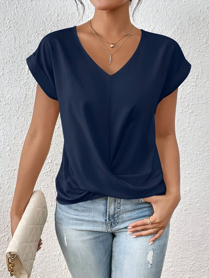 T-shirt col cœur | Confort moderne pour tous les jours