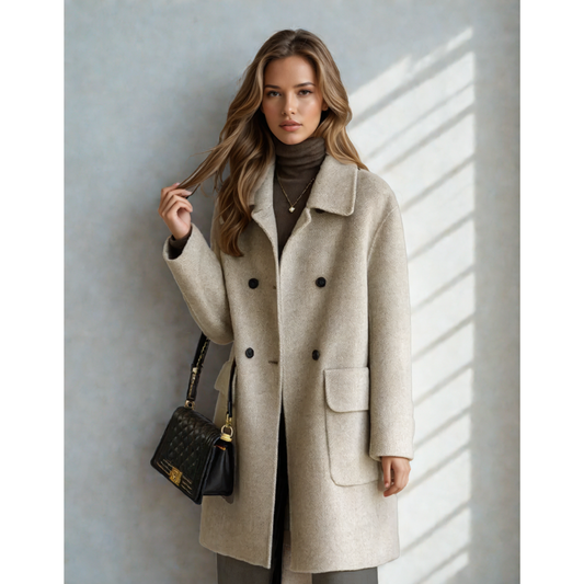 Manteau long doux | Élégance et chaleur au quotidien