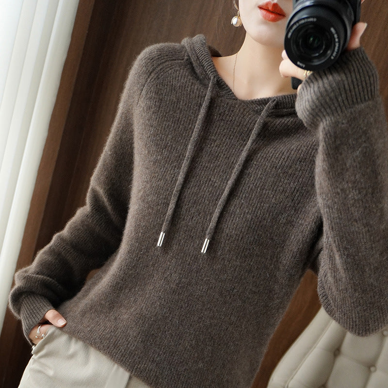 Carly | Pull En Cachemire À Capuche