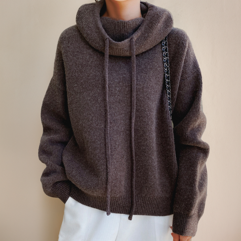 Tessa | Pull À Col Roulé En Laine Mérinos Élégante