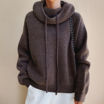Tessa | Pull À Col Roulé En Laine Mérinos Élégante