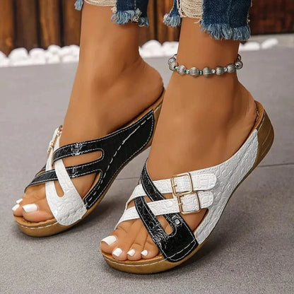 Ivanna | Mules Orthopédiques Brillantes