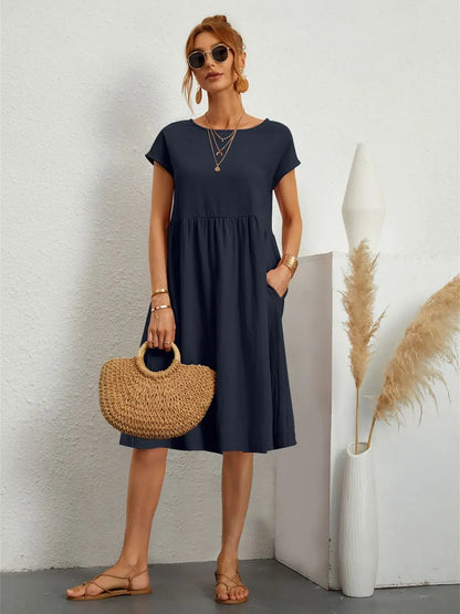 Charmaine | Robe Décontractée Avec Poches