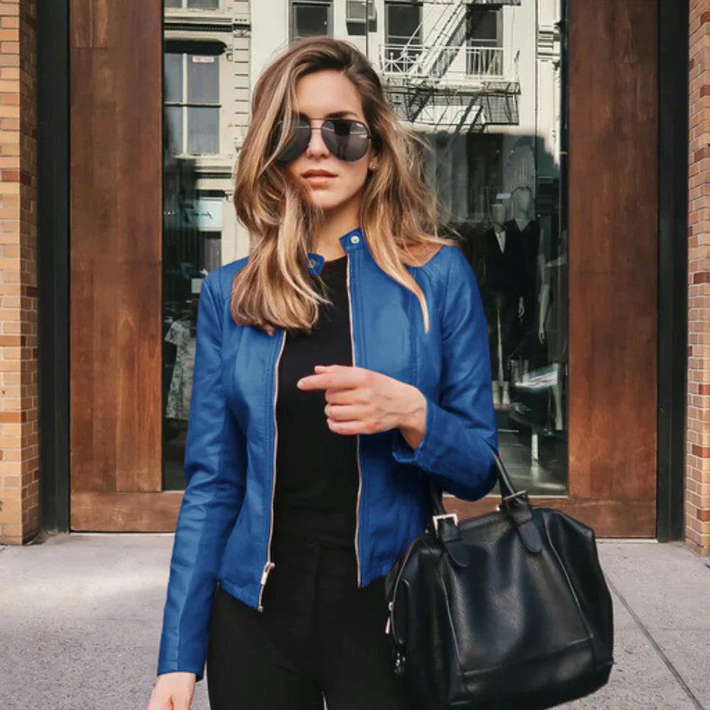Monica | Veste En Cuir Élégante Pour Femme