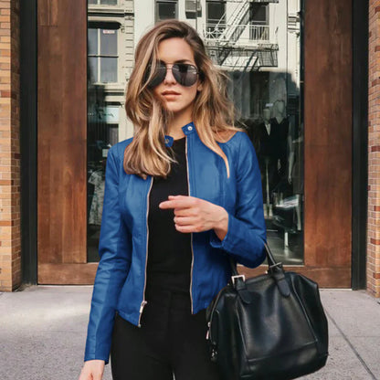 Monica | Veste En Cuir Élégante Pour Femme
