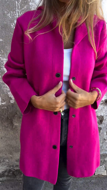 Selma | Veste Décontractée à Capuche et Boutonnage Simple