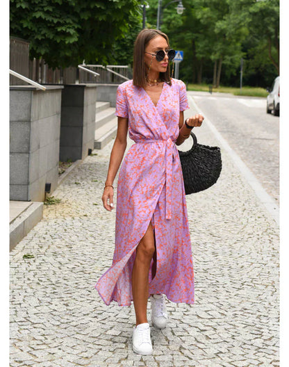 Kristen | Robe Élégante À Décolleté En V