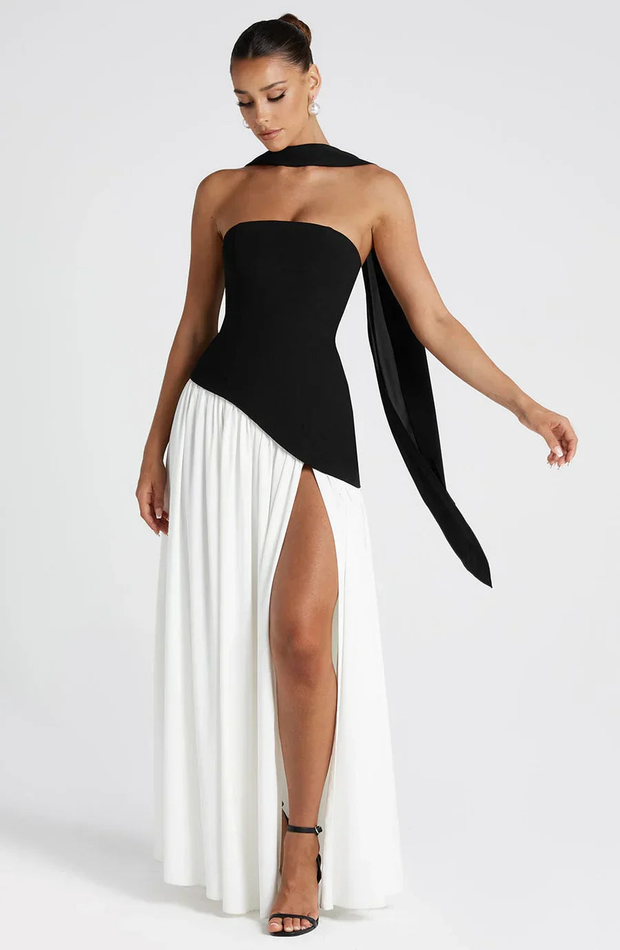 Paige | Robe Fendue Glamour Pour Grandes Occasions