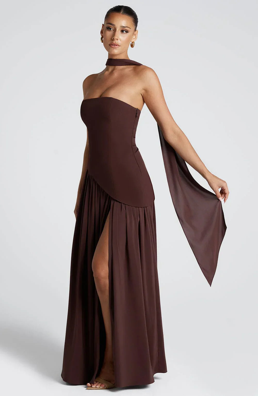 Paige | Robe Fendue Glamour Pour Grandes Occasions