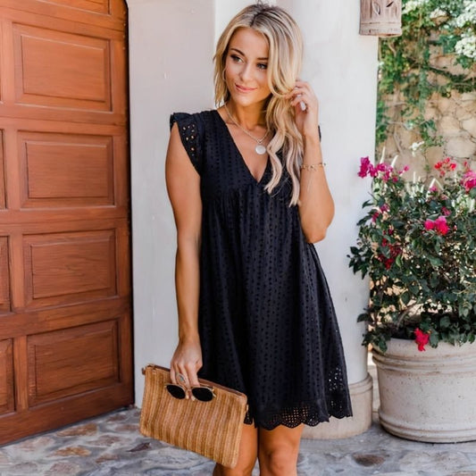 Amalia | Robe d'été en coton avec poches