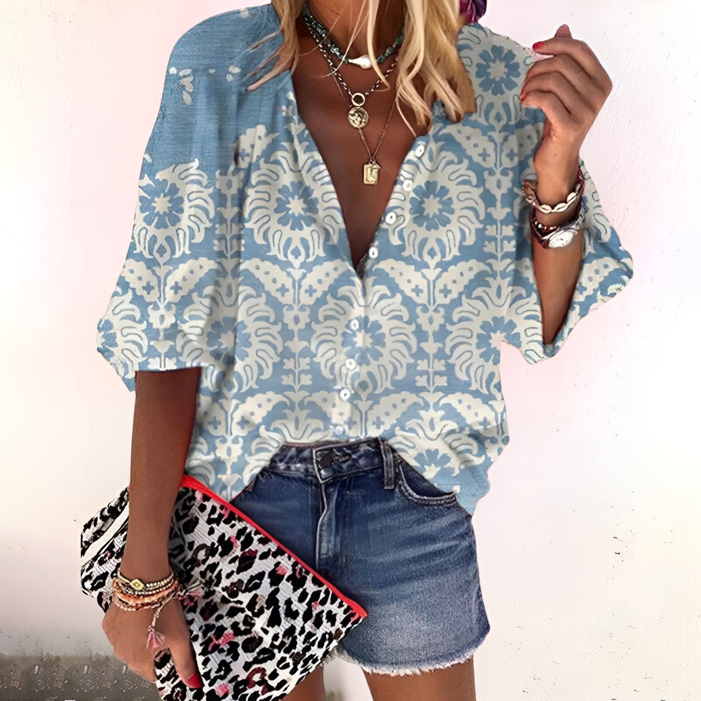 Sabine | Blouse Élégante et Confortable