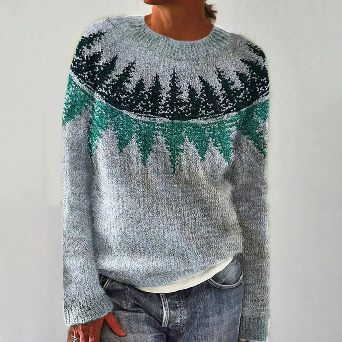 Millie | Pull Rétro Nordique Doux et Chaleureux