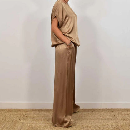 Valerie | Ensemble Deux Pièces En Satin