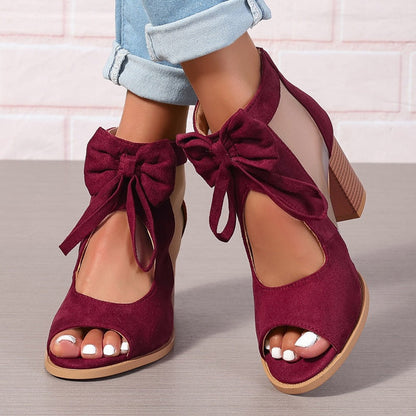 Amelia | Talons Décontractés À Bout Ouvert