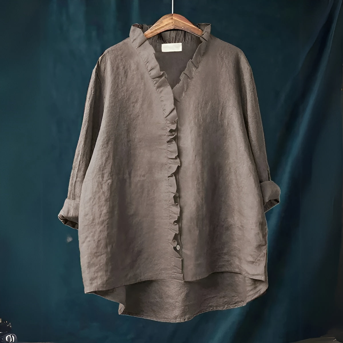 Lindsey | Blouse En Lin À Volants